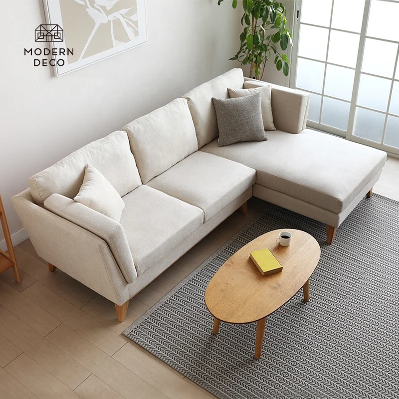 Sofa L Shape Corner SKD978 Couch Sectional Sofa Perabot Bilik Tinggal