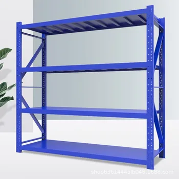 Customization Heavy-duty Reinforced Multi-layer Warehouse Shelves, Household Storage Shelves, Express Cargo Iron Racks, Storage