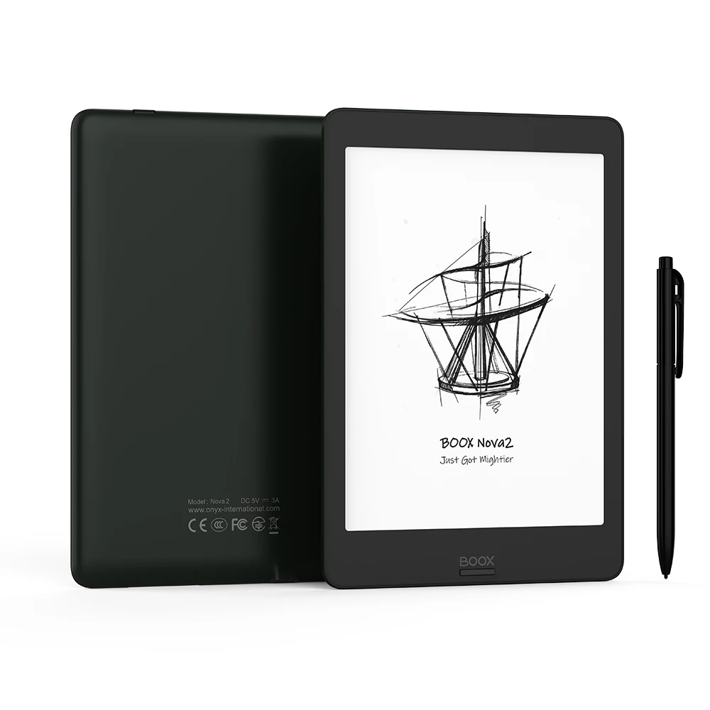 Eink Ebook Reader - Onyx Boox Nova2 for Full Home Learning
