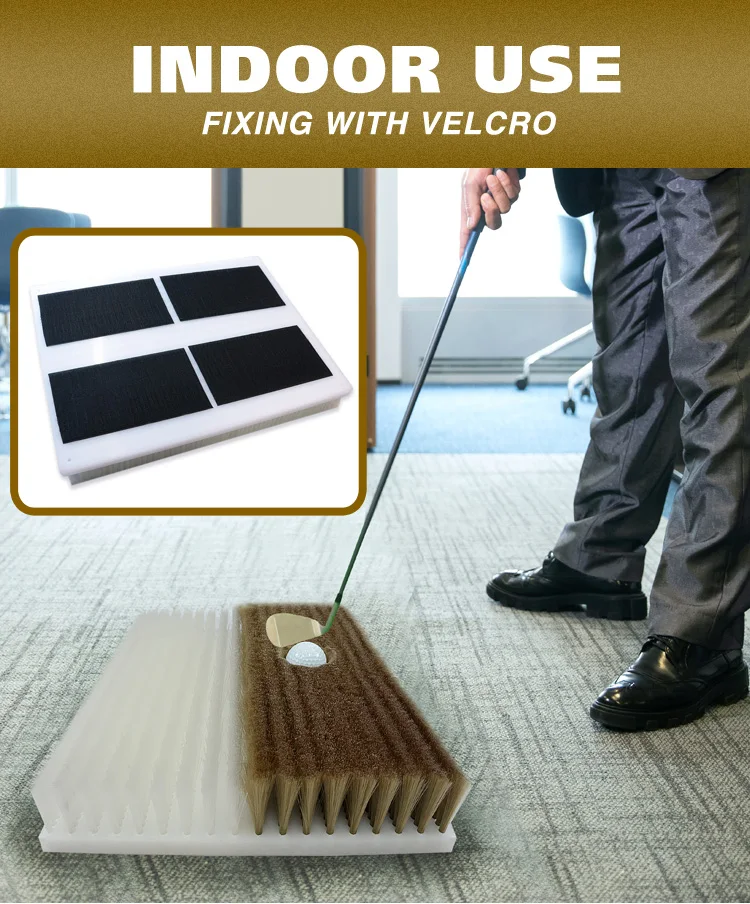 Wholesale Oem Golf Hitting Mat Plastic Base Fried Egg Golf Bunker Mat