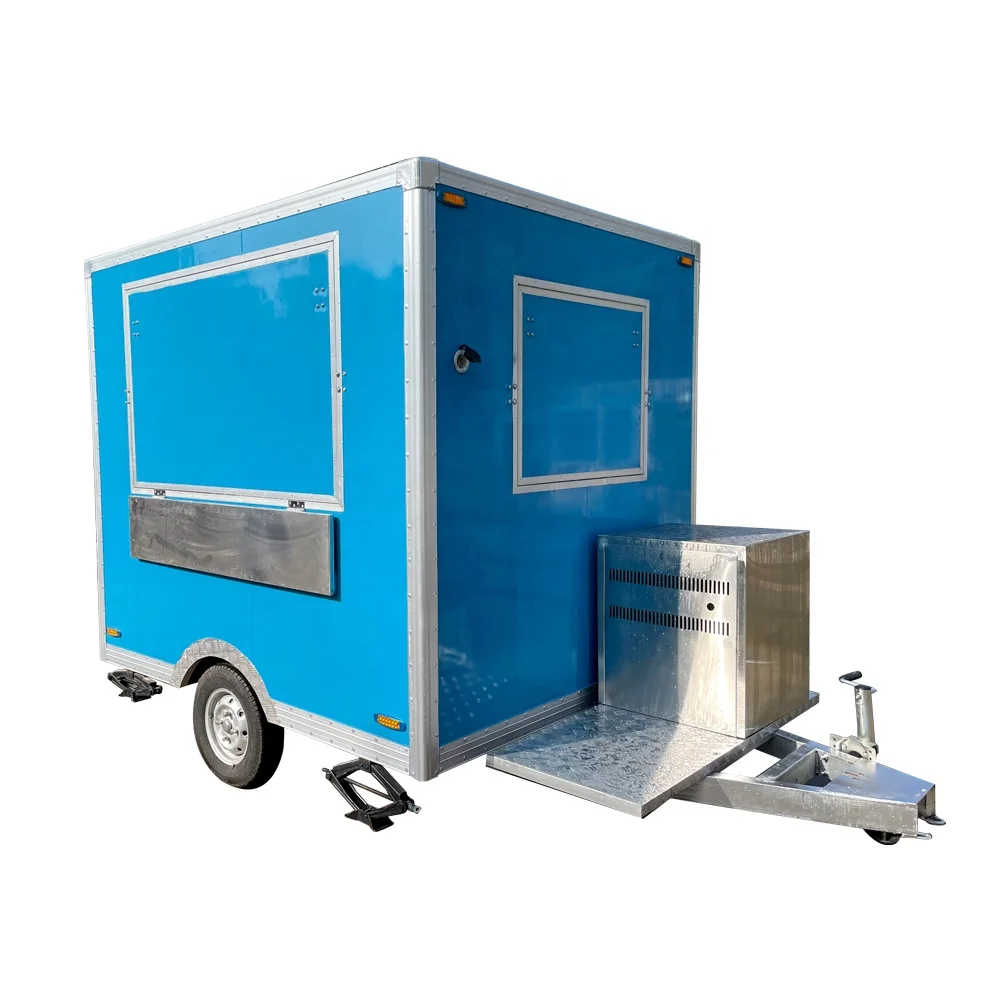 TUNE DOT Approved 7.5FT  Food Trailer Mobile Kitchen Truck For USA