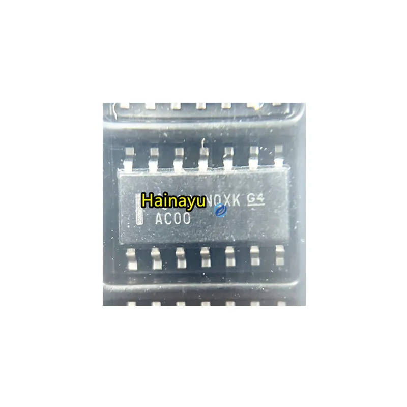 Hainayu SN74AC00DR Screen Printing AC00 Grid and Inverter Chip Patch SOP14 Electronic Component Chip IC with Single Order for