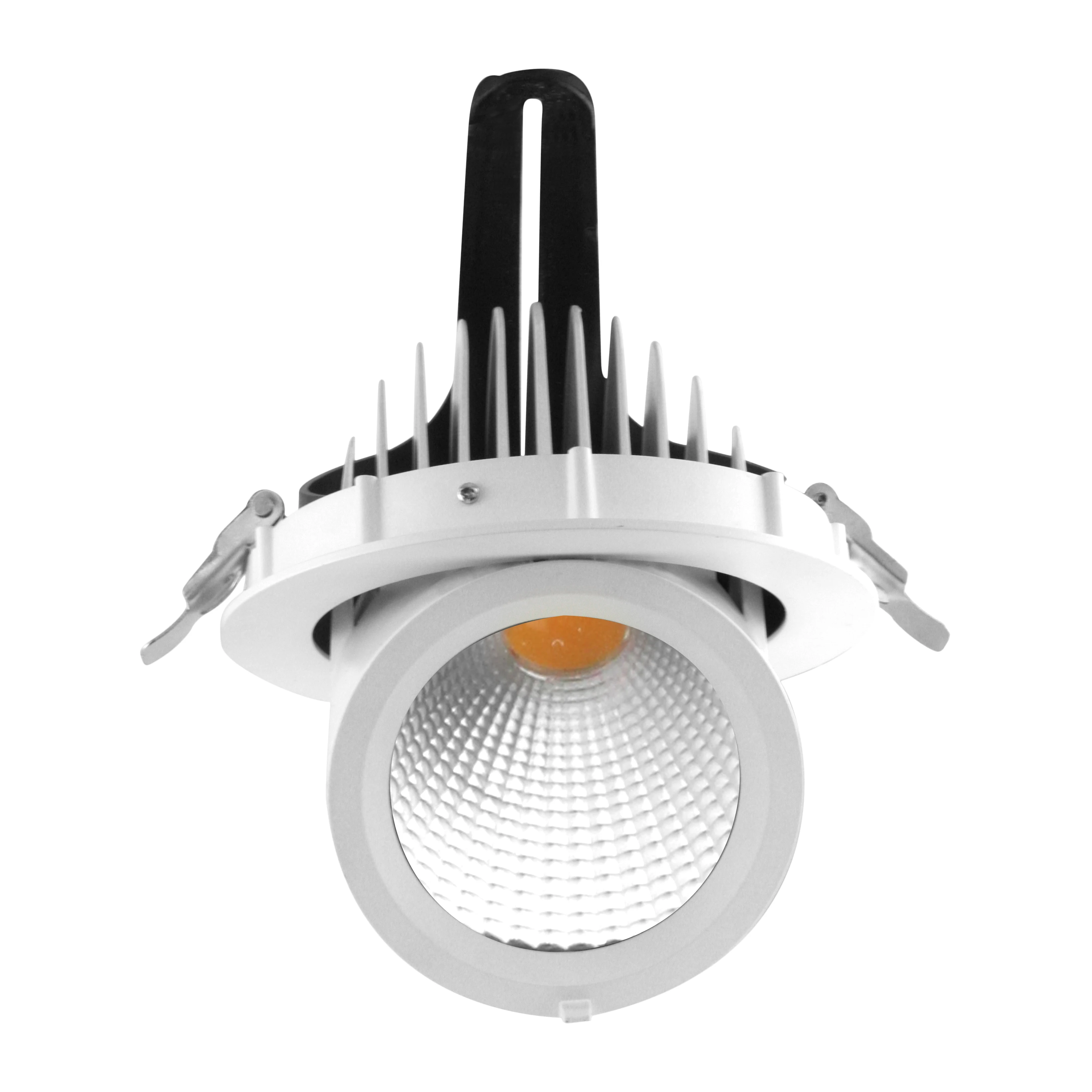 Dl28-30w Ceiling Recessed Led Downlight Cri80 4000k Beam Angle 36 ...