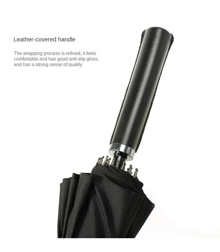 Japanese style 24 ribs manual straight rain umbrella