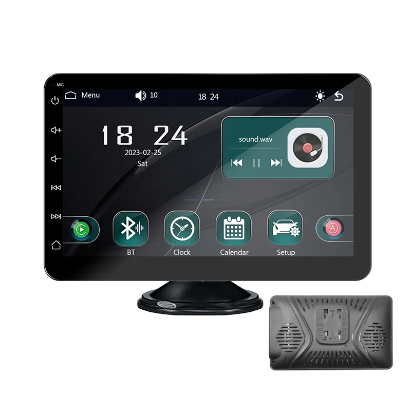 7 Inch Portable Linux Carplay Android Auto Phone Link IPS Screen Car Tablet