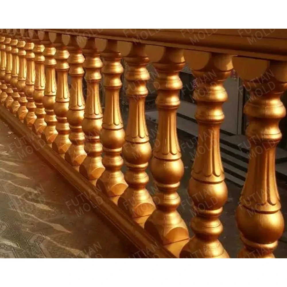 Concrete Baluster Mould Precast Baluster Rail Concrete Mold Plastic Precast Outer Concrete Cement Balcony Baluster Mold for Sale