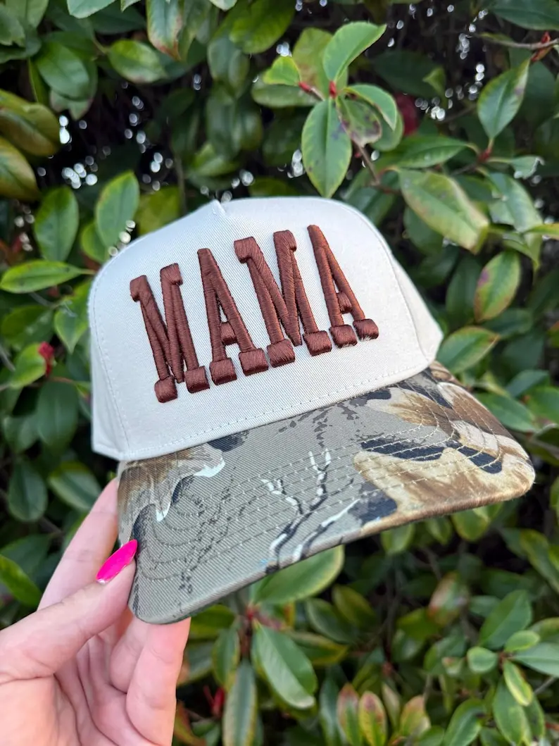 Custom Two Tone Floral Camo Snapback Hat Comfortable 