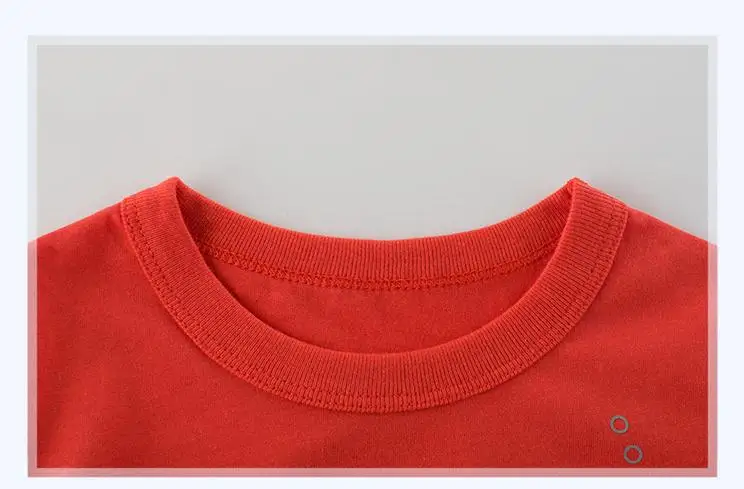 Лето 2019, новинка, Детские хлопковые футболки с коротким рукавом и принтом животных для детей