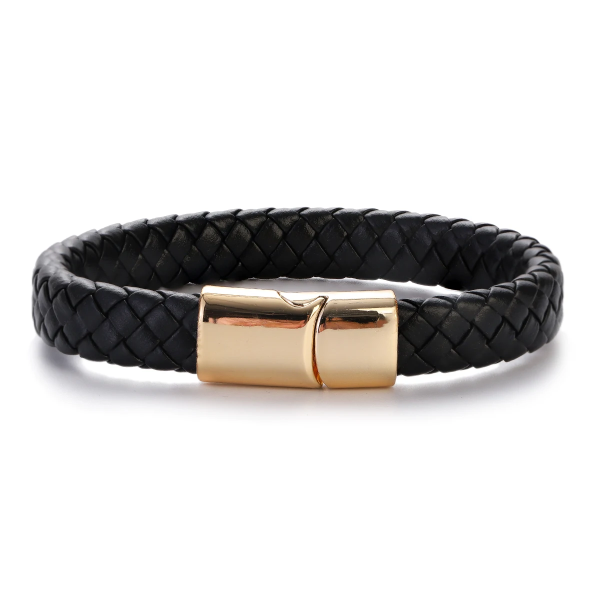 TYO-pulsera De Cuero Genuino Con Doble Capa Para Hombre, Brazalete Con Cierre Magnético De Acero Inoxidable, Joyería Con Bolsa De Terciopelo, Envío Directo - AliExprs 36