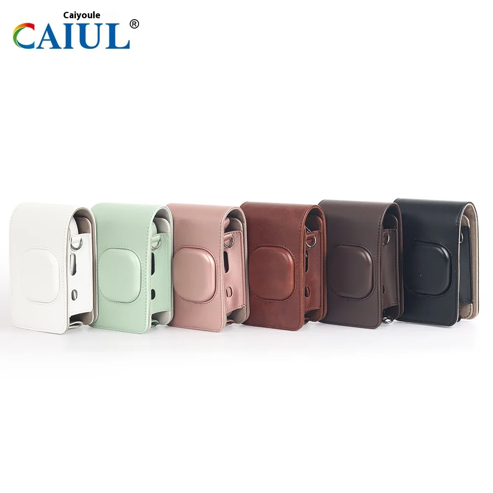 Borsa In Pelle PU Per Fujifilm Instax Mini Liplay: Protezione Retrò Con Tracolla Regolabile