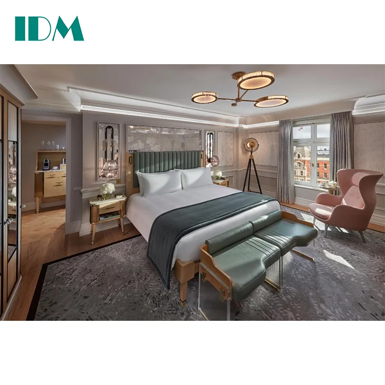 IDM-Y10 высококачественная мебель для отелей, изготовленная на заказ, роскошная современная мебель для спальни