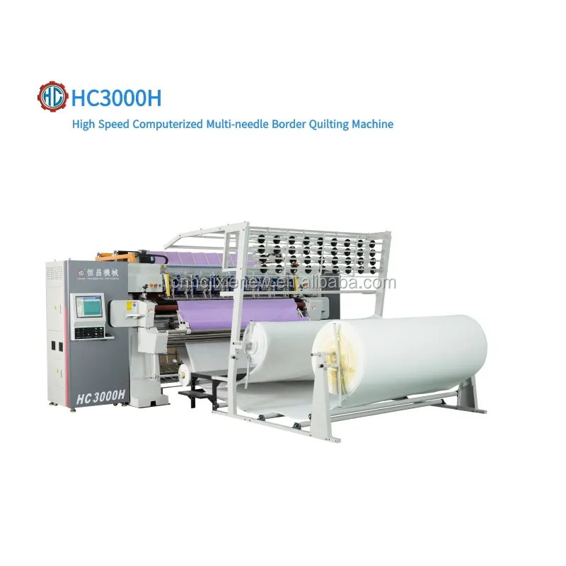 HC3000H High Speed Automatic Computer Multi-needle Quilting Machine