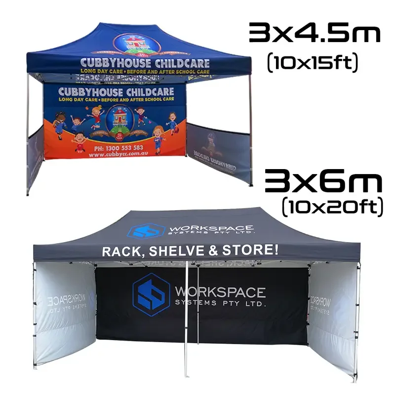 Sublimation Print 10X10 Canopy Custom Canopy Tent Pop