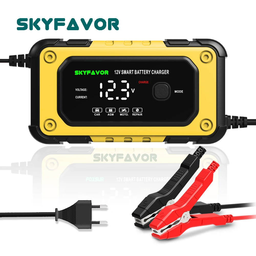 Acquista Caricabatteria Per Auto, Caricabatterie Per Riparazione Pluse 12V 6A Con Display - Foto 10