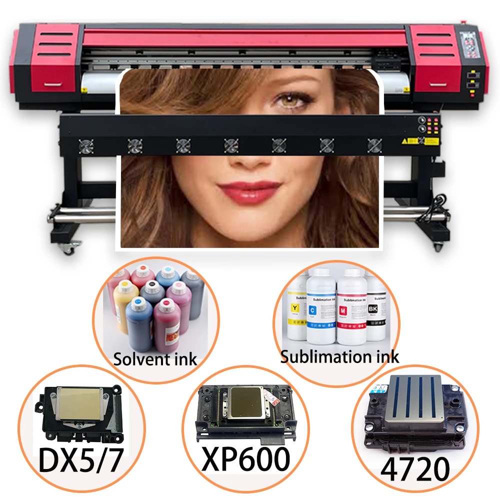 TIFFAN Large Format Printer 2.2 Commercial Holographic Vinyl Decal Sticker Roll Printer Machine