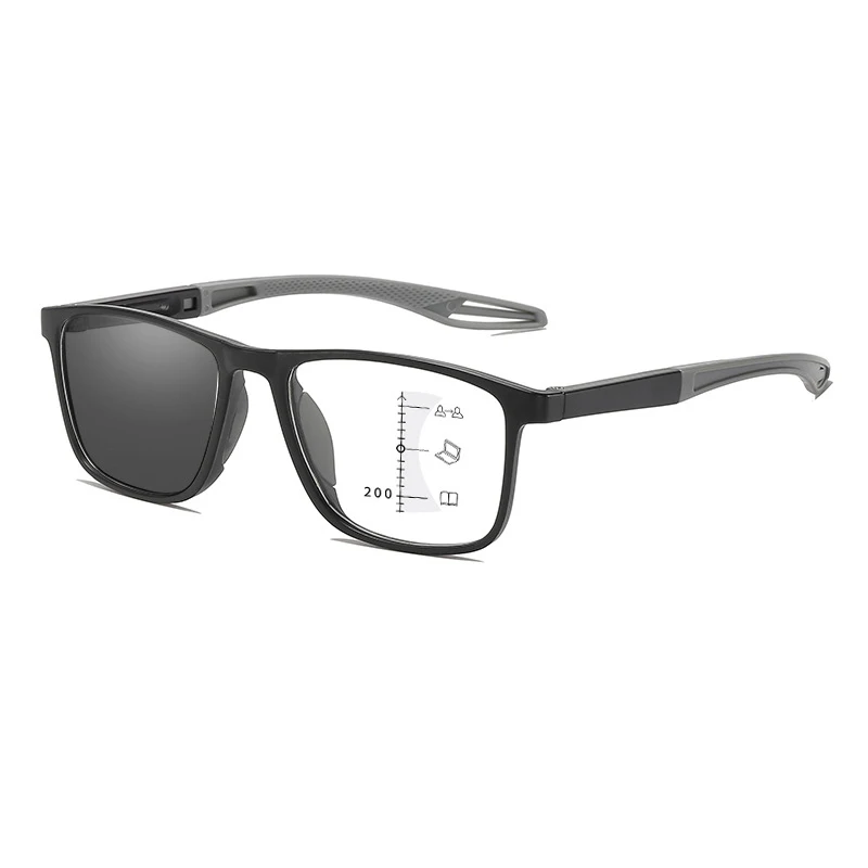 Progressive Photochromic Reading Glasses Spring Hinge Computer Sunglasses Anti Blue Light Reading Glasses