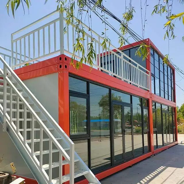 guriyada 2 3 4 oo xukam ah Luxuri ah ee la dhisay si sax ah oo la koobay Modular Container House Guriyada Yar ee la xiray Khaadgudbiyaha Guriyada Prefab