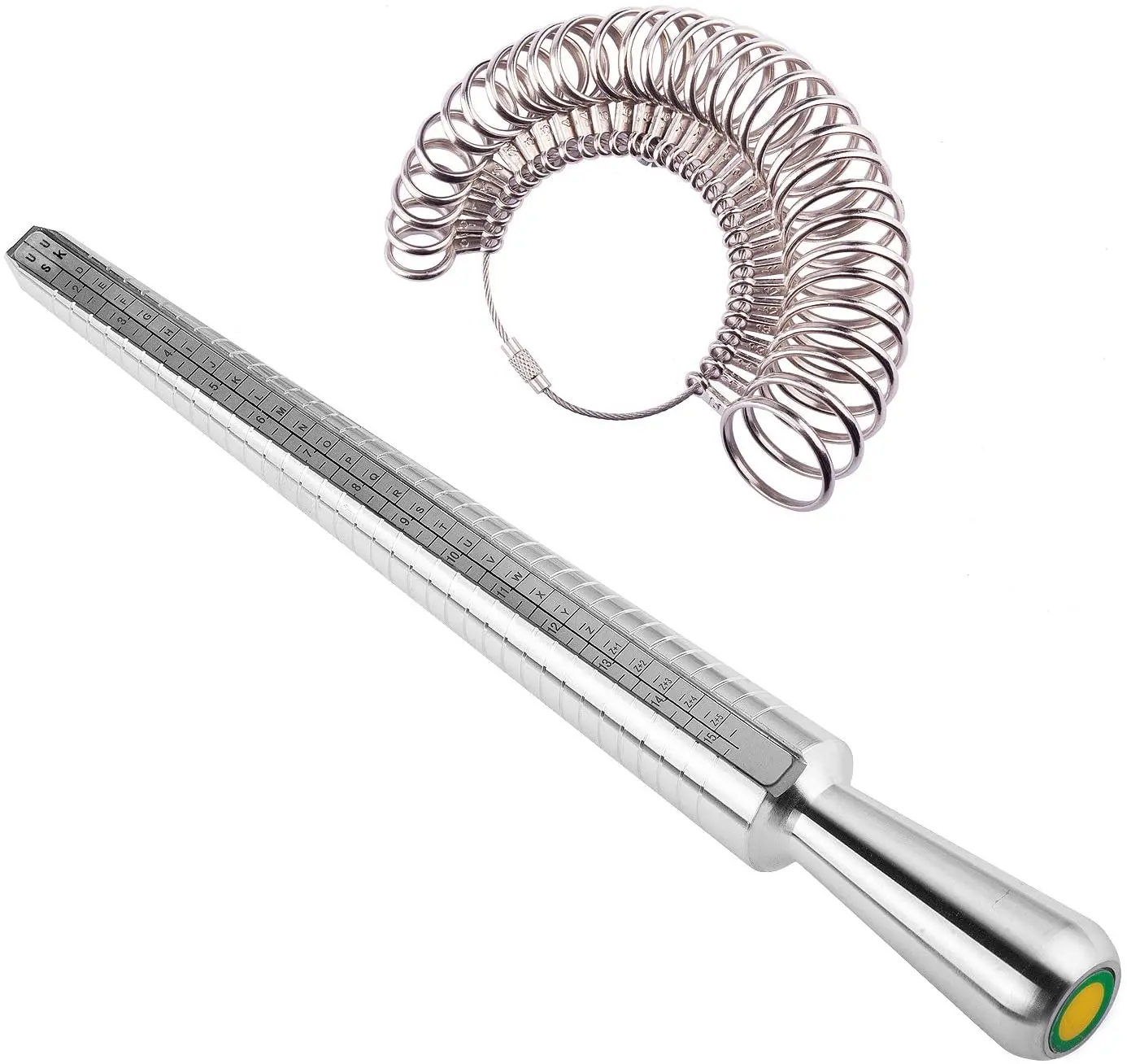 I misuratori per anelli in metallo più popolari di Amazon Kit di strumenti per set di anelli all'ingrosso Strumenti per la creazione di gioielli Kit misuratori per anelli nel Regno Unito e UE