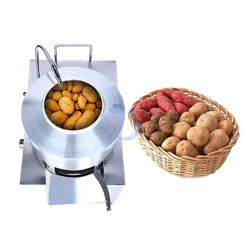 350 Commercial Stainless Steel Automatic Potato Peeler Machine With High Efficiency