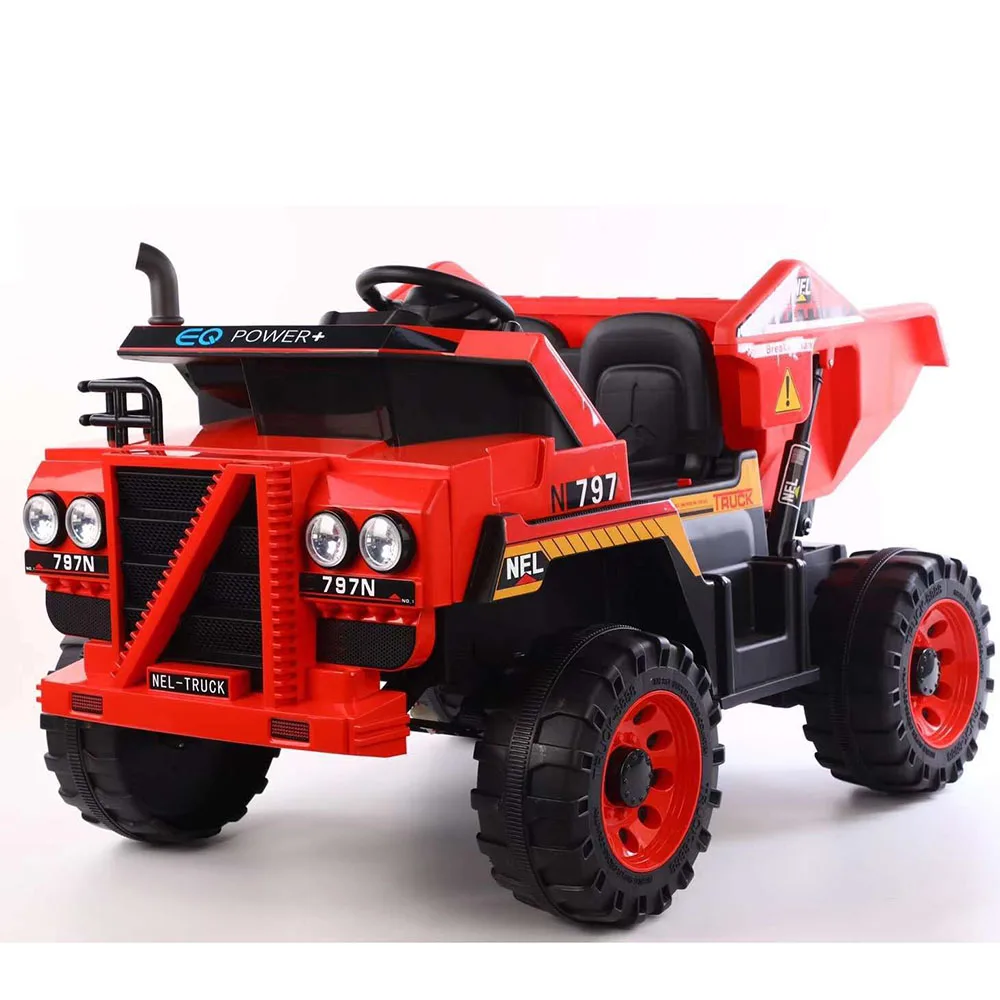 Full Scale Cool Trendy Style Children's Battery Powered Ride-On Electric Four Wheel Dual Drive off Road Vehicle Toy Car