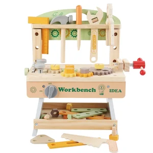 Children's Multi-Functional Wooden Assembly Table Disassembly Nut Combination for Early Education Interactive Educational Toys