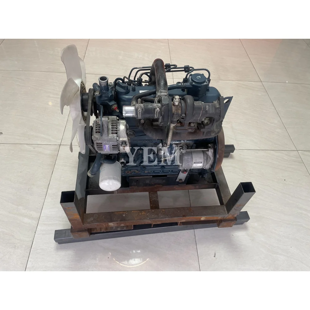 4 Cylinders Diesel Engine Assembly With Turbocharger for Kubota V1505T 3