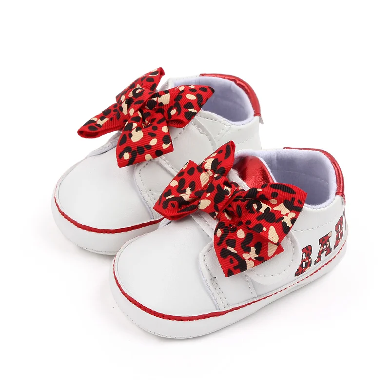 Big Bow Design Fancy Baby Girl Shoes Casual Sport Shoes for Girls manufacture