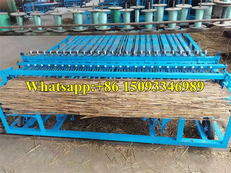 Automatic Rice Straw Mat Weaving Machine/wheat Straw Mattress Knitting
