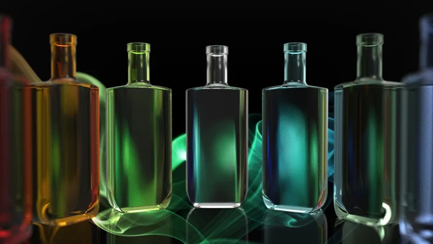 Empty Olive Oil Glass Bottle Food Grade 500ml 750ml Olive Oil Glass