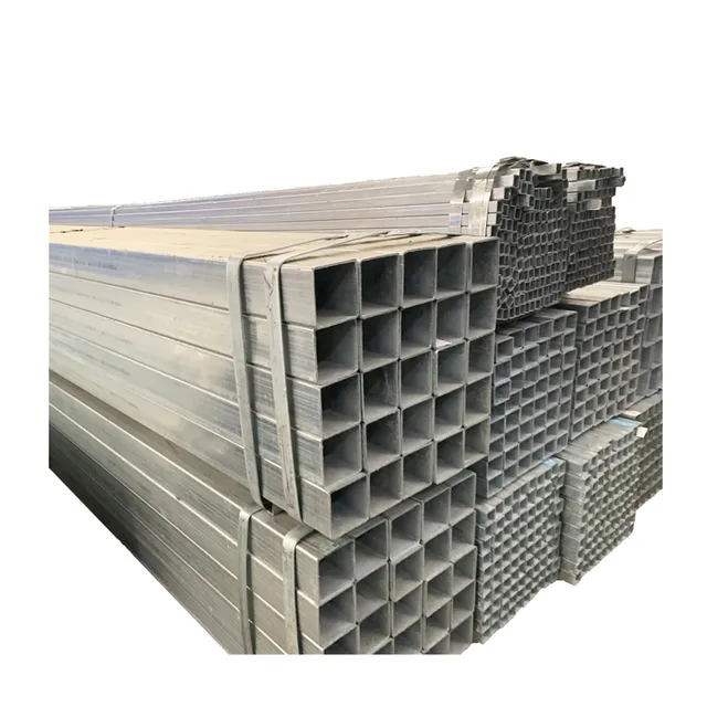 High Quality Galvanized Square & Rectangular Steel Pipes Iron Welded Construction Supplies
