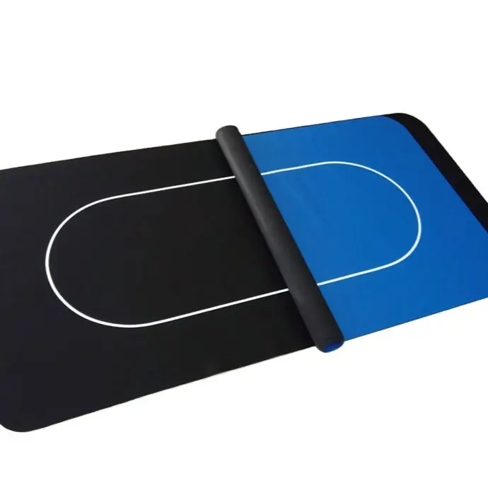 Профессиональный складной резиновый коврик для покерного стола 120 180X90 Овальный прямоугольный игровой