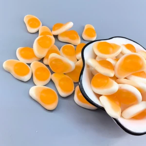 Bulk OEM 5g Christmas Decor Fruity Flavored  Mushroom Bear Snack  Gummy Candy Gummies