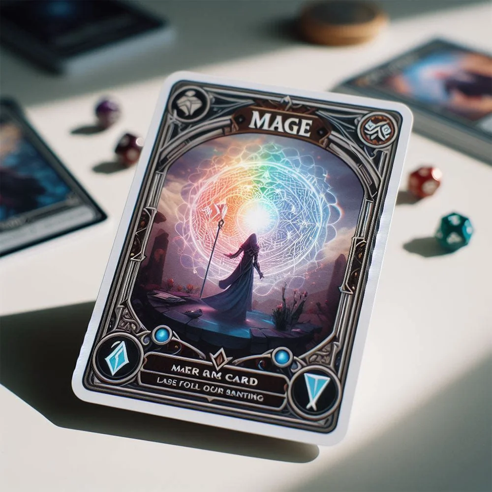 Holographic Trading Card Manufacturer Custom Printing Holographic Foil  Cards Trading Card Sleeves