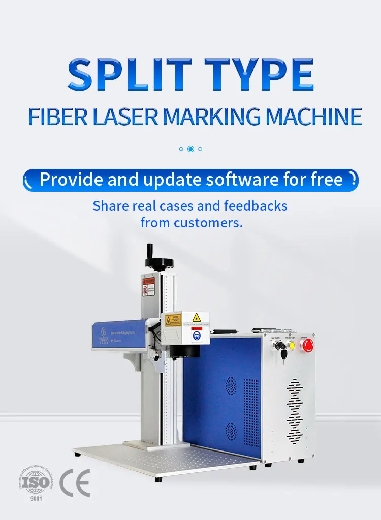 2.5d 3d Fiber Laser Metal Engraving Machine 20w 30w 50w 80w Jpt Raycus ...