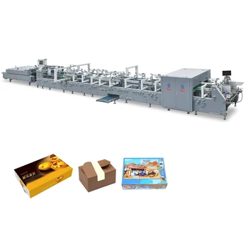 JY850SG-J Paper Gluing And Folding Machine Box Pasting Machine Tape Hot Gluing Machine with online inspection