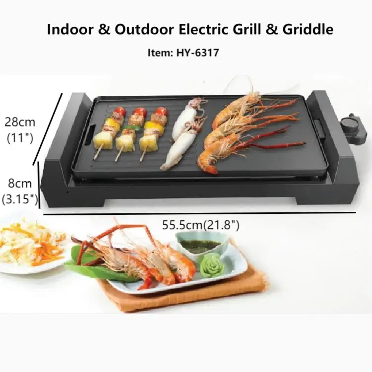 Big Size Electric Party Grills & Griddles With Flat Plate - Buy ...