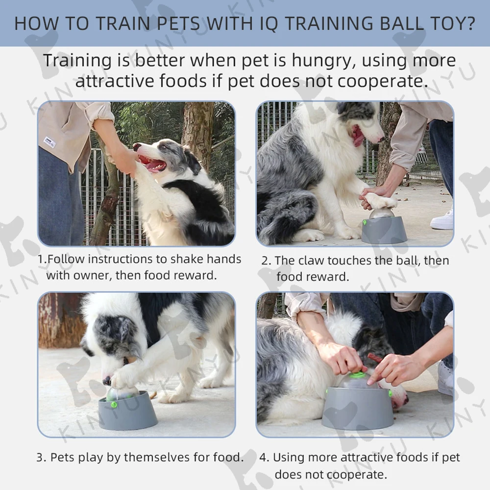 KINYU Kinyu 2022 New 3 in 1 IQ Training Puzzle Treat Dispenser  Dog Lick Mat With Bowl Dog Toy Packs Pets Toys and Accessories