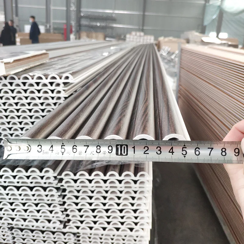 Factory Price Rich Designs Home Decor Materials Fire Retardant Interior Wpc Panel De Pared Wpc Panel Wall