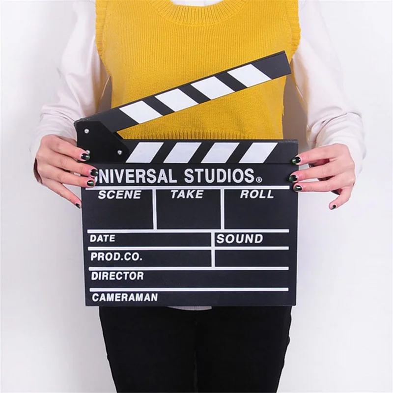 Custom Wooden Director Movie Scene Clapboard Tv Video Clapperboard Film ...