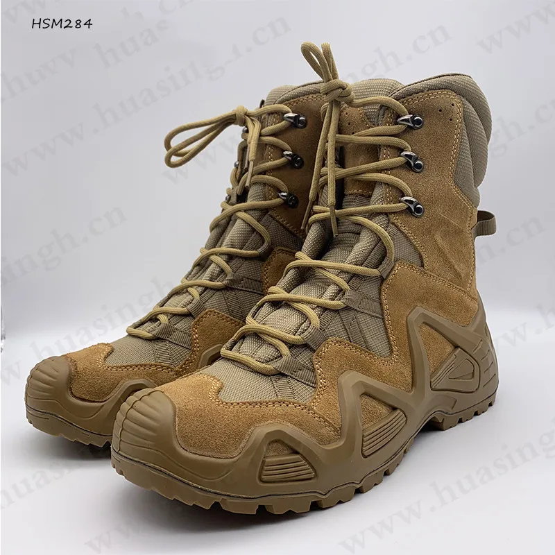 LXG,Market Popular Tactical Boots with Waterproof Membrane Anti-tear Combat Tactical Boots for Sale HSM284