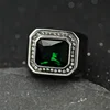 silver green
