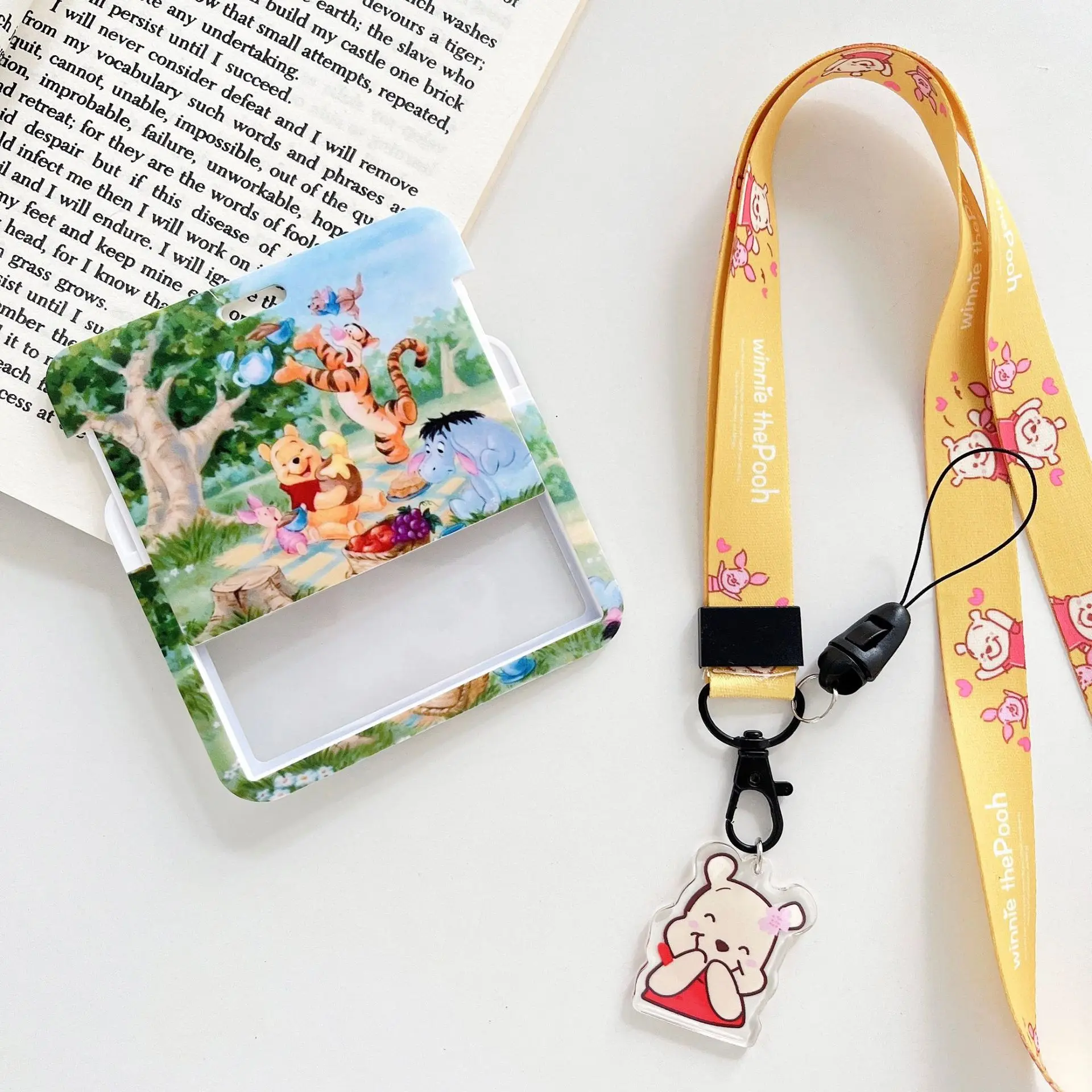 Porte-Cartes Mignon Ours Étudiant – Badge ID, Carte Bus, Crédit, Porte-Cartes Kawaii