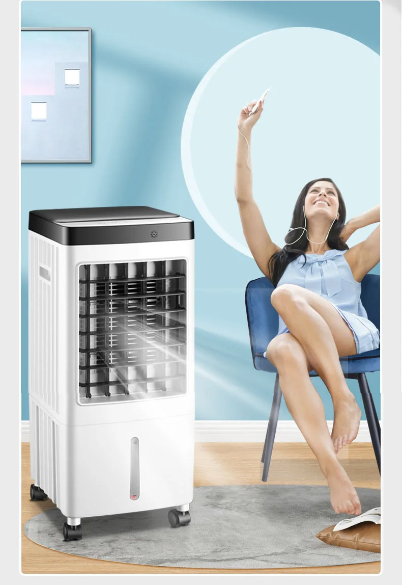 2023 Summer Indoor Room Ice Box Air Cooler Fan 3000 Btu Portable Ac Air
