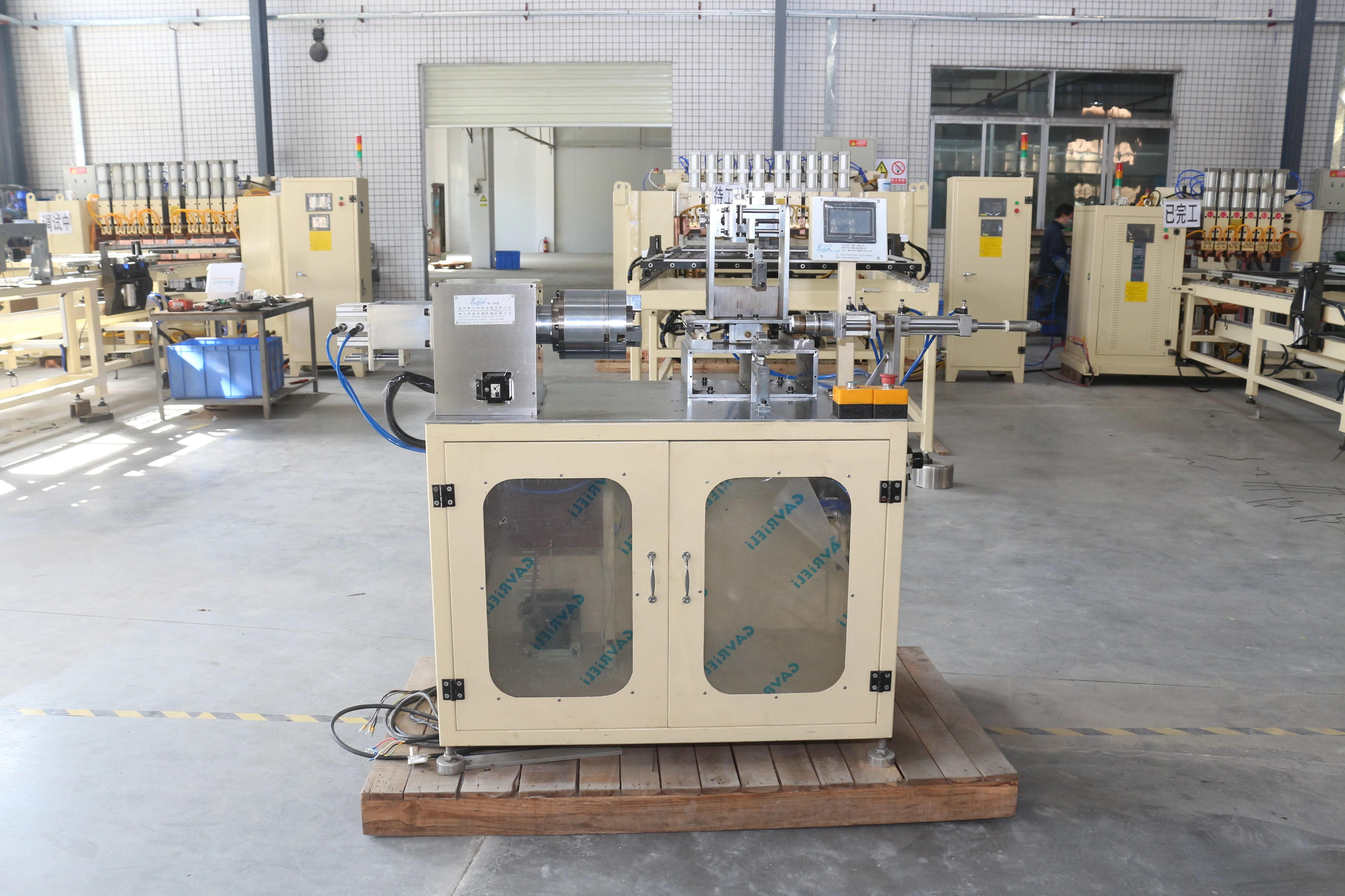 Hwashi Shock Absorber Automatic Seam Welding Machine Manufacturers Minimum Thickness 0.2mm
