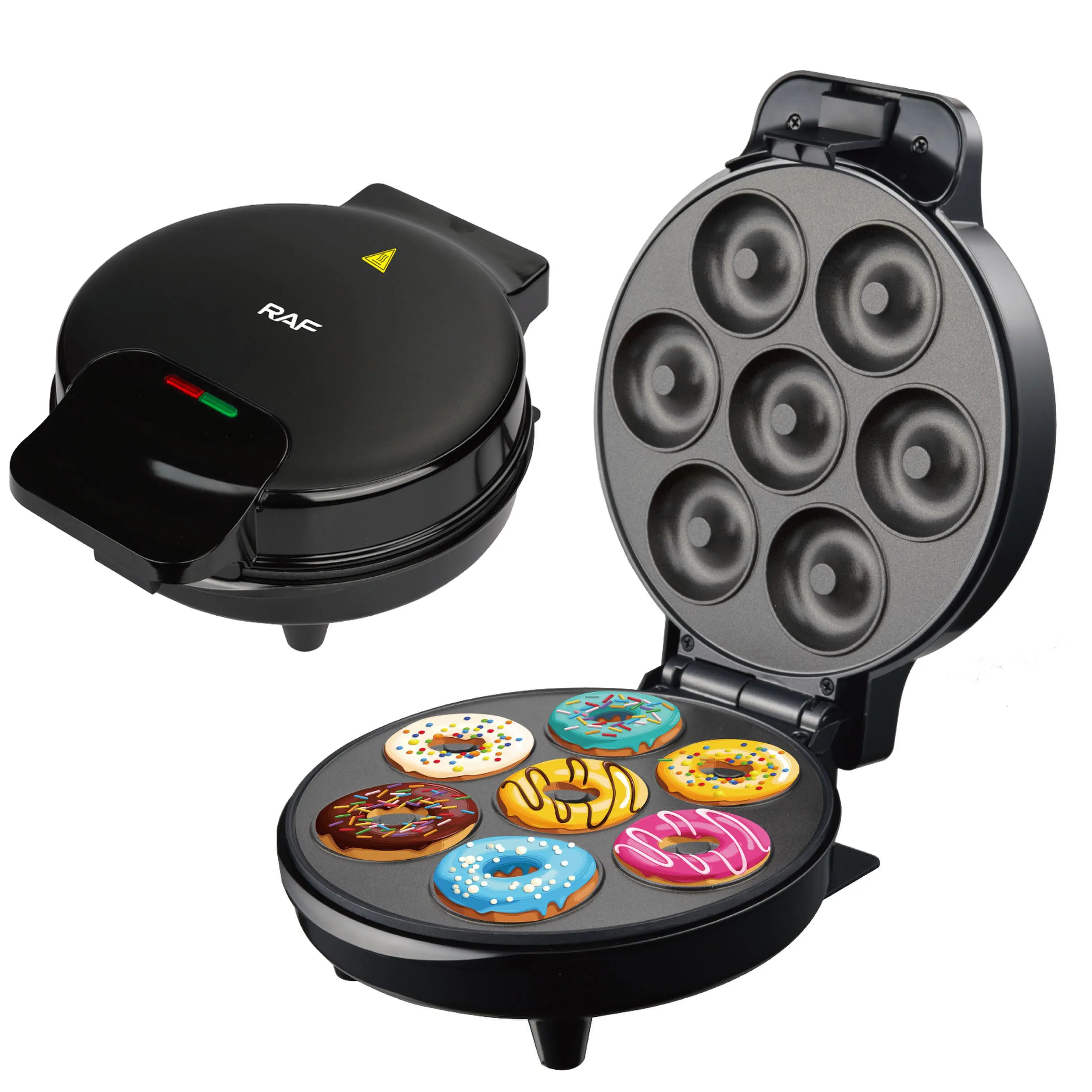 Courant Mini Donut Maker, Personal Griddle, & Waffle Maker