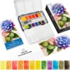 ชุดสีน้ำแบบทึบ 12 สี - ไฮเดรนเยีย