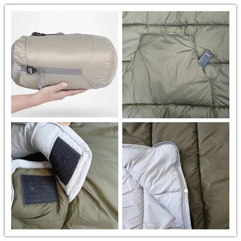 weather-resistant camping puffy poncho blanket wearable sleeping bag cloak light weight puffy poncho blanket