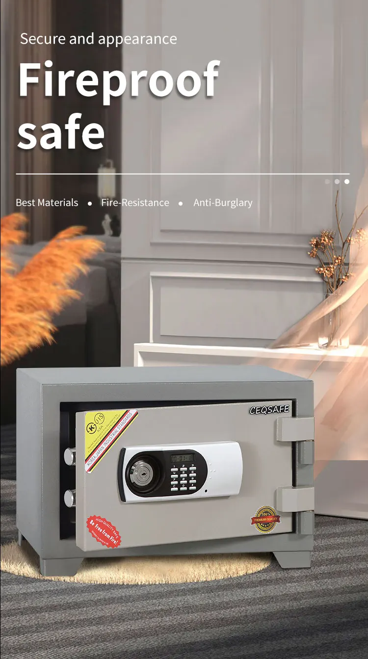 CEQSAFE  Cajas De Seguridad Kluis Fuertesafer Money Coffre Fort Dvr Fuertes Digital Safe Electronic Large Fire Proof Safe Box manufacture