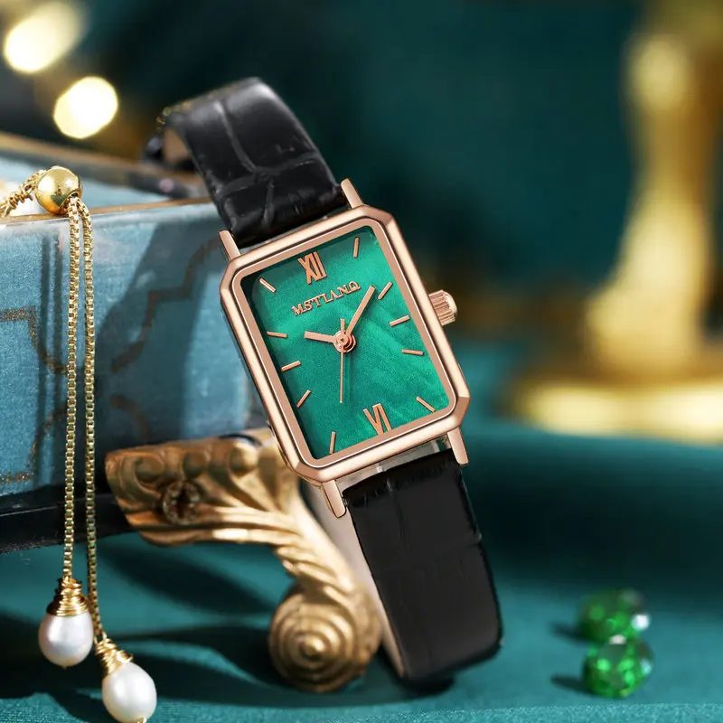 Small and Exquisite Women Square Watch Female Wristwatches Luxury