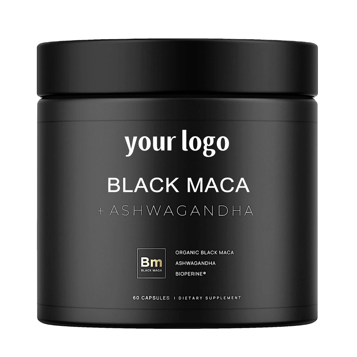 Oem orgánach luibheanna forlíontaí fuinnimh fréamh maca dubh capsules tacaíochta ashwagandha capsules maca